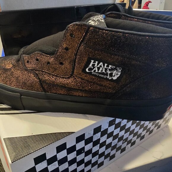 Vans Skate Half Cab Metallic Bronze VN0A2Z34B0Z Men's Size 13 Skate Shoes NEW - Picture 1 of 13